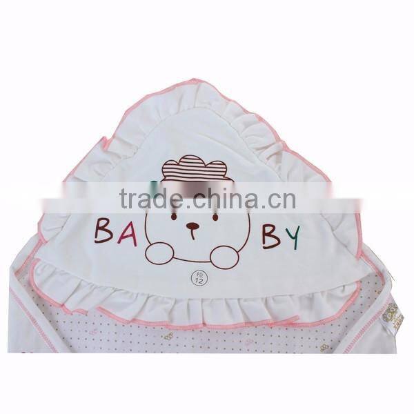 TT-LZ-041 wholesale soft cotton baby swaddle wrap blanket