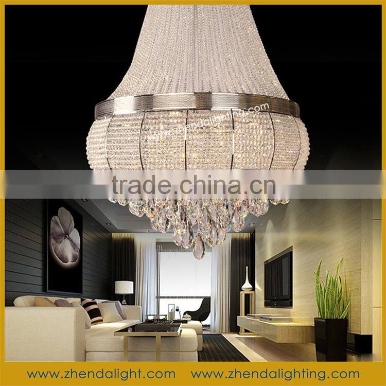 white color birdcage shape fancy light modern crystal pendant lamp online shopping D048/16+9