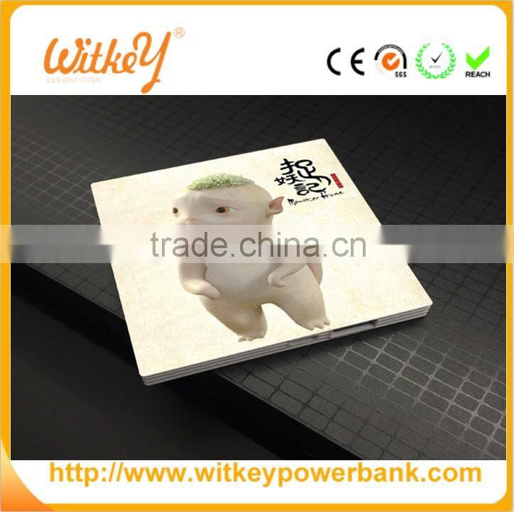2016 ultra thin credit card size power bank battery charger