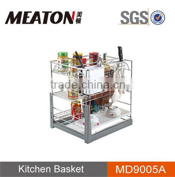 Antique economic wicker corner baskets