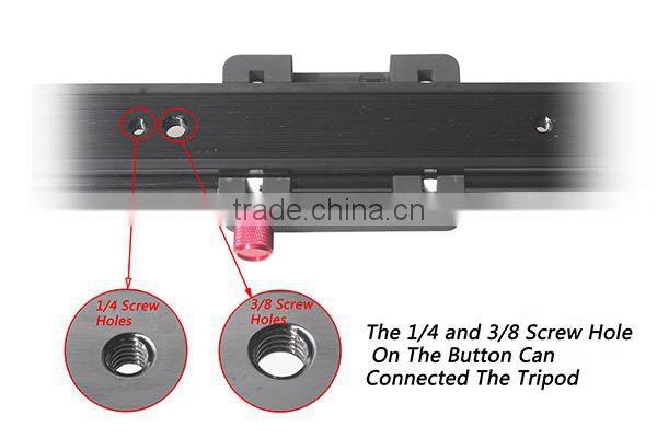 Aluminum Alloy Video Camera Track Slider Dolly Slider Table Dolly Car 60cm