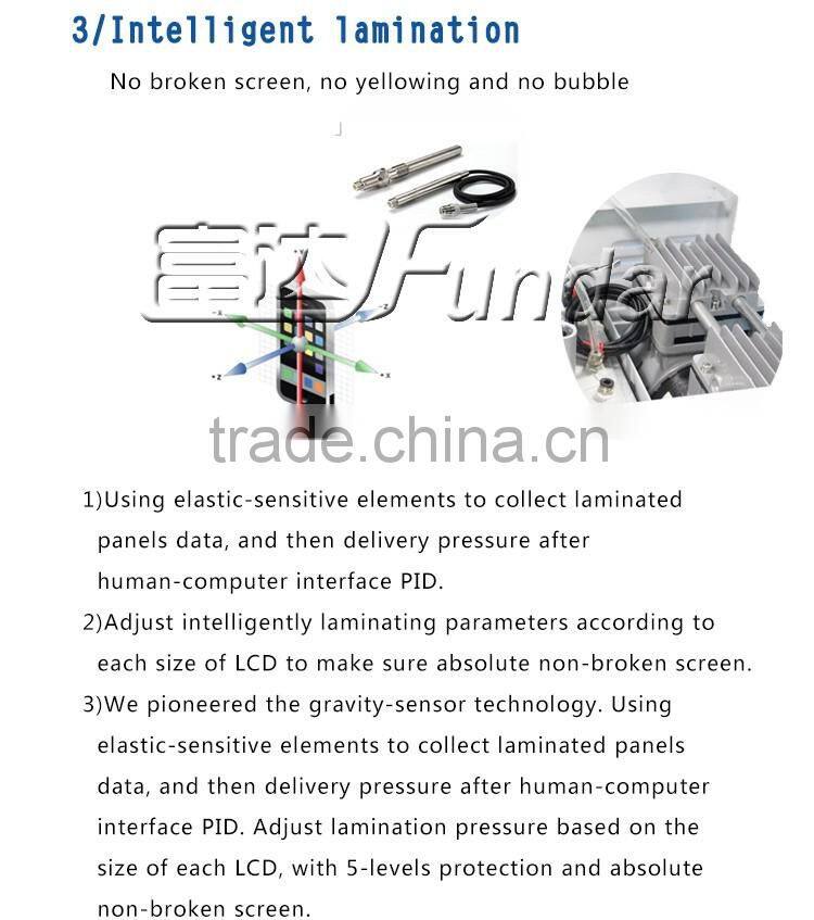 Top New 888A all-in-one touch screen OCA vacuum laminator