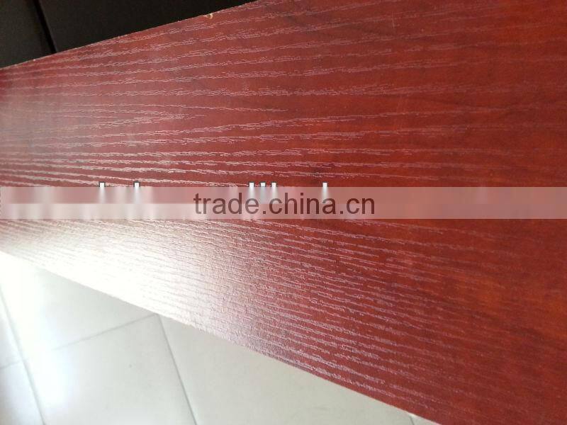 birght red color melamine laminated MDF board sheet wood price
