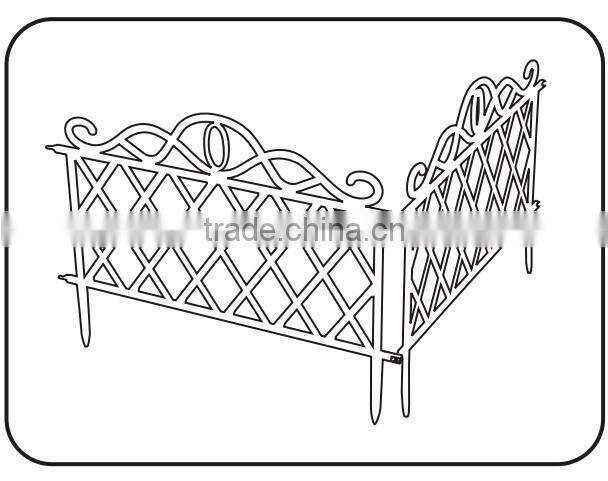 plastic garden border fence