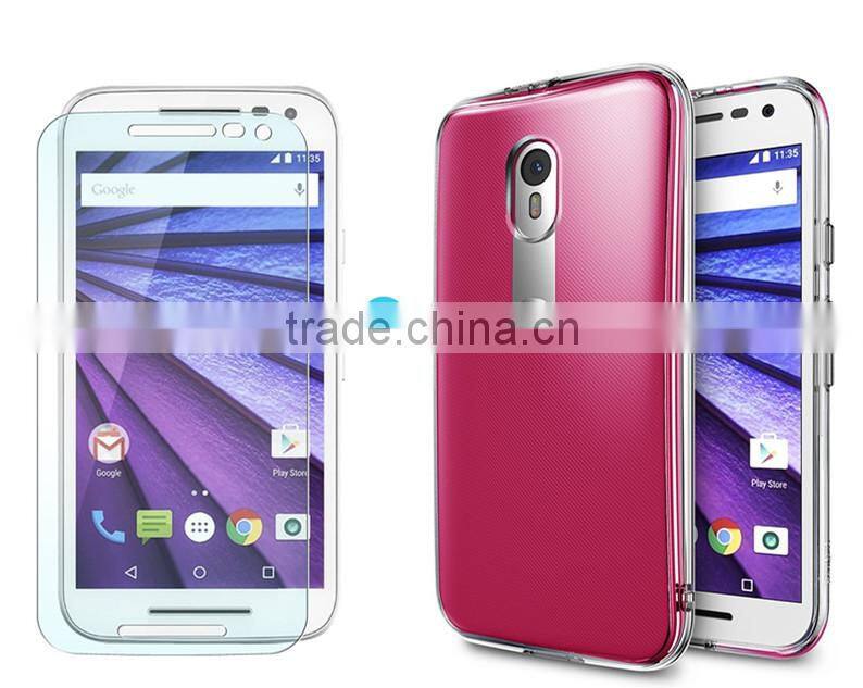Keno for Moto G3 Crystal Plastic Clear Transparent Phone Case, for Moto G3 Polycarbonate PC Case