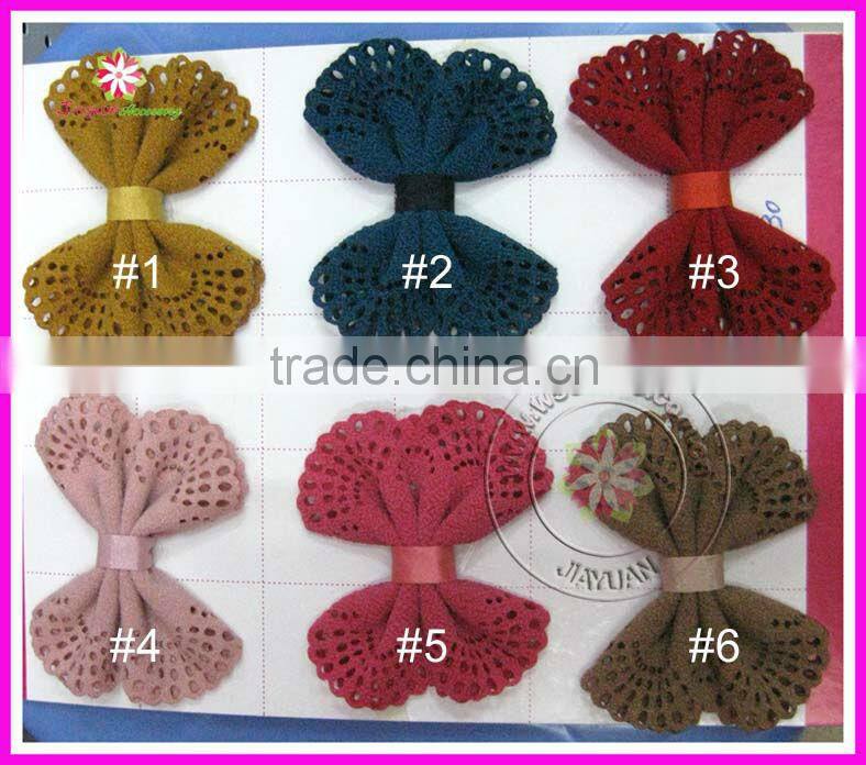 Fabric hair bows, silk hair bows