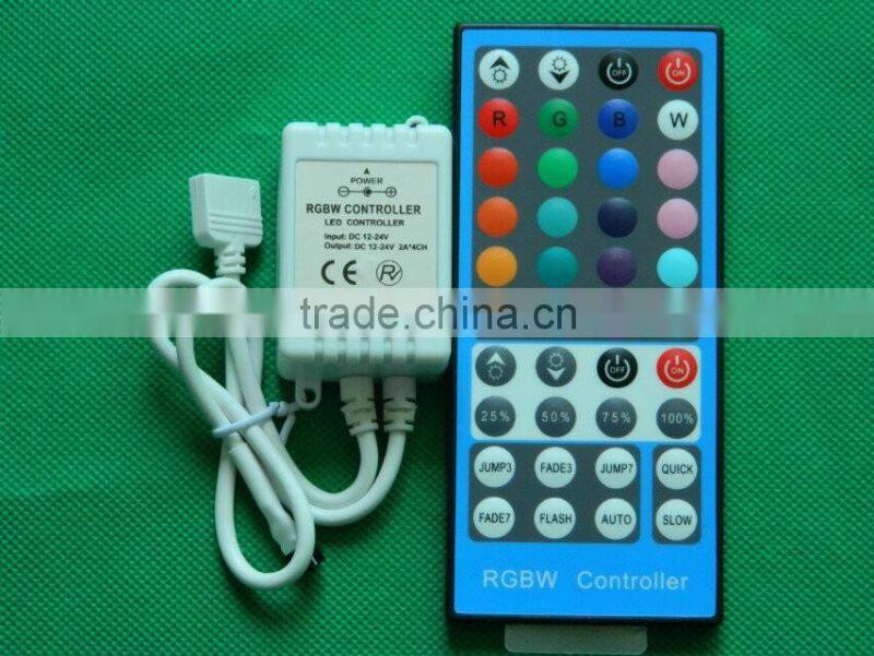 RGBW LED Controller with Remote 4 Outputs 192W MAX