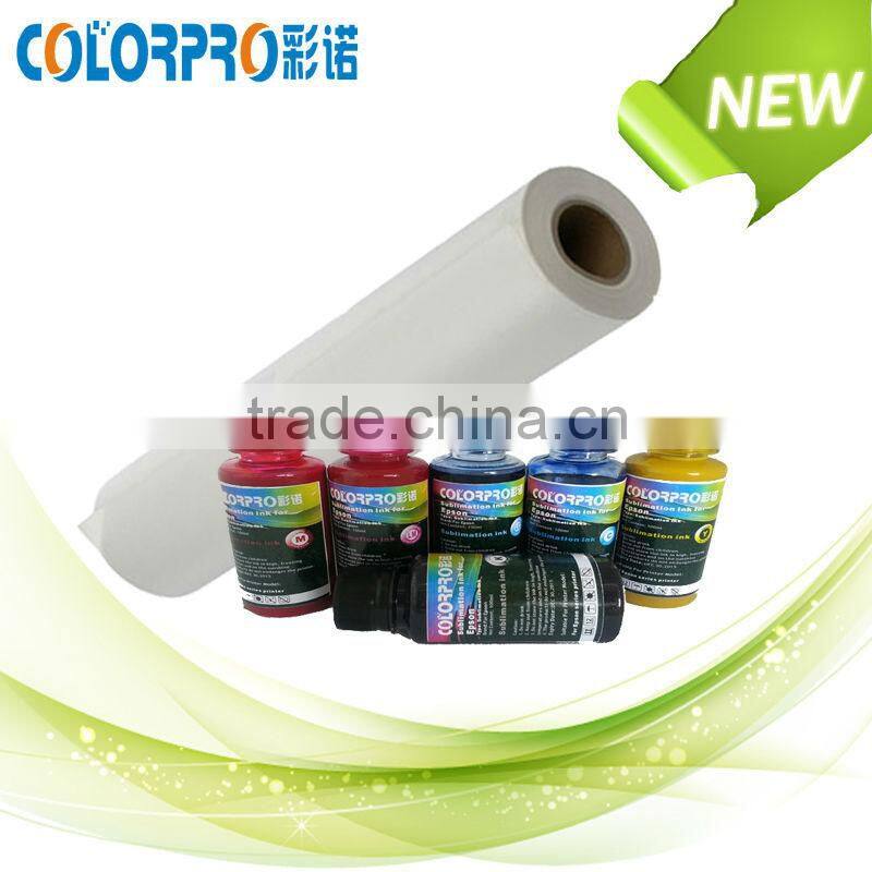 Brand new slow-drying sublimation transfer paper for t-shirt,pmug, card, bill,phone etc.