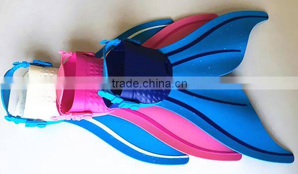 Aofeite Factory Wholesale mermaid tail swim fins flippers for children