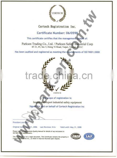 Taiwan PC Eye Protection Adjustable Temple Length Safety Spectacle with ANSI Z87.1 Standard SS-7546