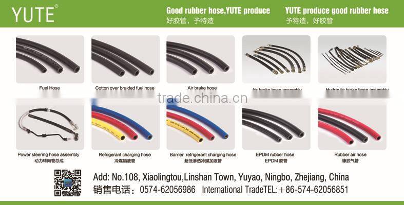 manufacturer high quality rubber hose 1/2 inch fabric covered air hose