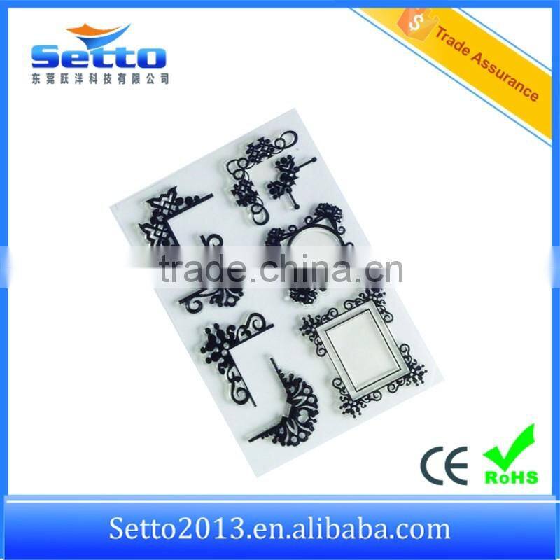 Custom design clear stamps for card making