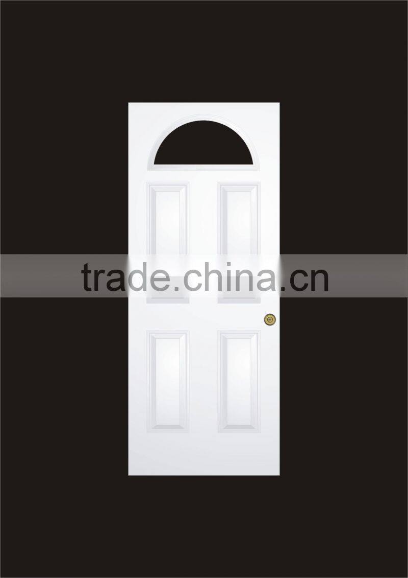 galvanized Steel Entry Glass Door