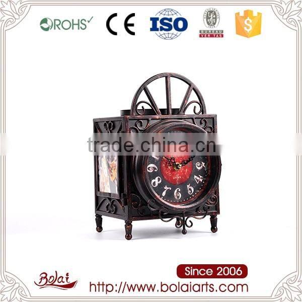 Ancient ways square stand mini type digital clock gift souvenir