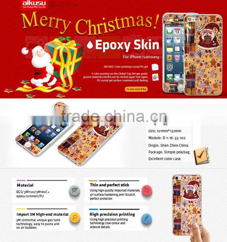 custom 3m glue sticker for samsung s4 with ce rohs