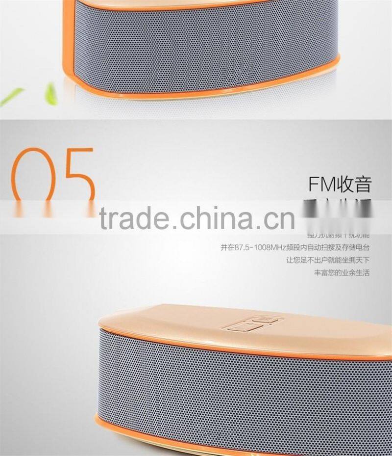 2016New GS-809 HIFI subwoofer Bluetooth speakers TF card Usb player Mini portable speaker 3D surround sound quality Factory OEM