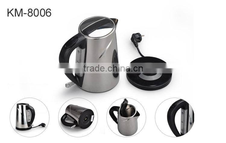 1.8L 360 Degree Rotation electric kettle stainless steel