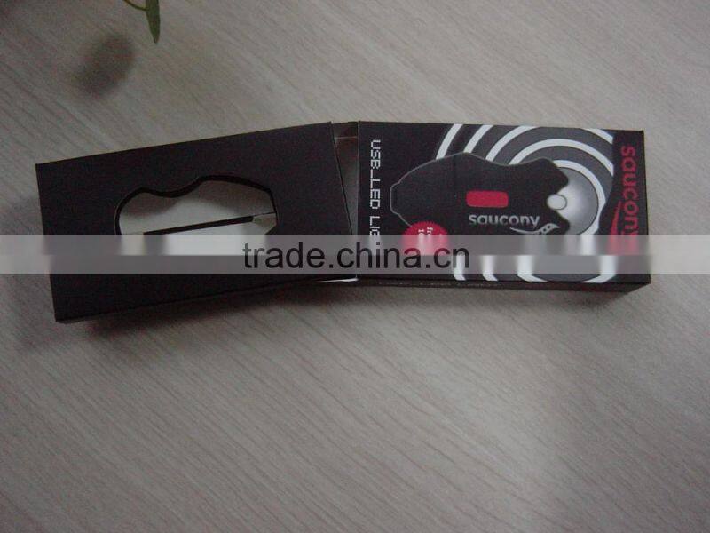 Mini USB charged LED Torch for garment