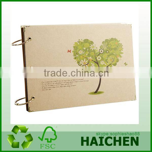 3-ring pocket HUNTER-GREEN album for 504 photos - 4"x6"