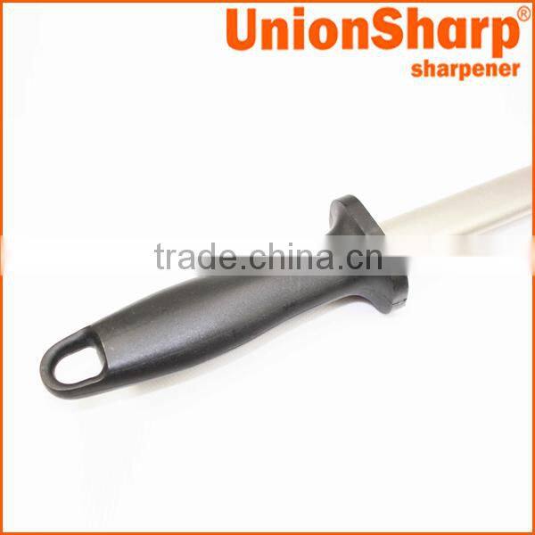 Professional diamond kitchen butcher chef knife sharpening and honing steel rod
