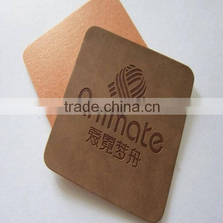 Factory supply Guaranteed quality jeans leather patch labels