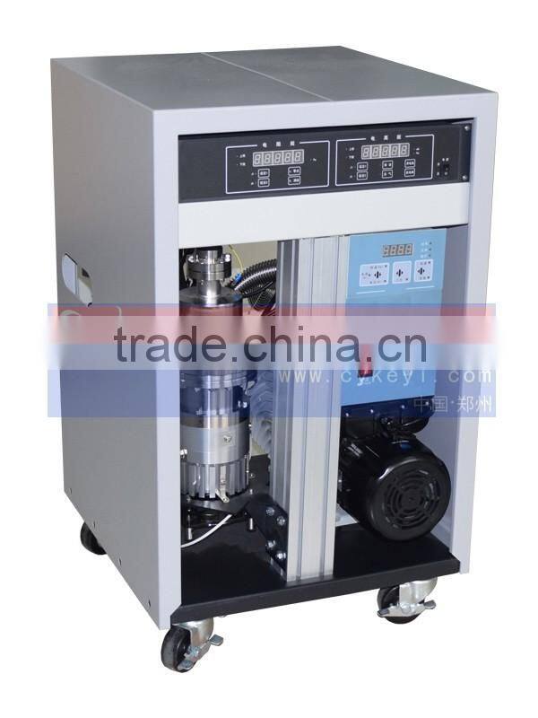33 L/s Compact Turbomolecular Vacuum Pump System (up to 1E-7 mbar) with Gauge, Ball Valve & SS Bellows