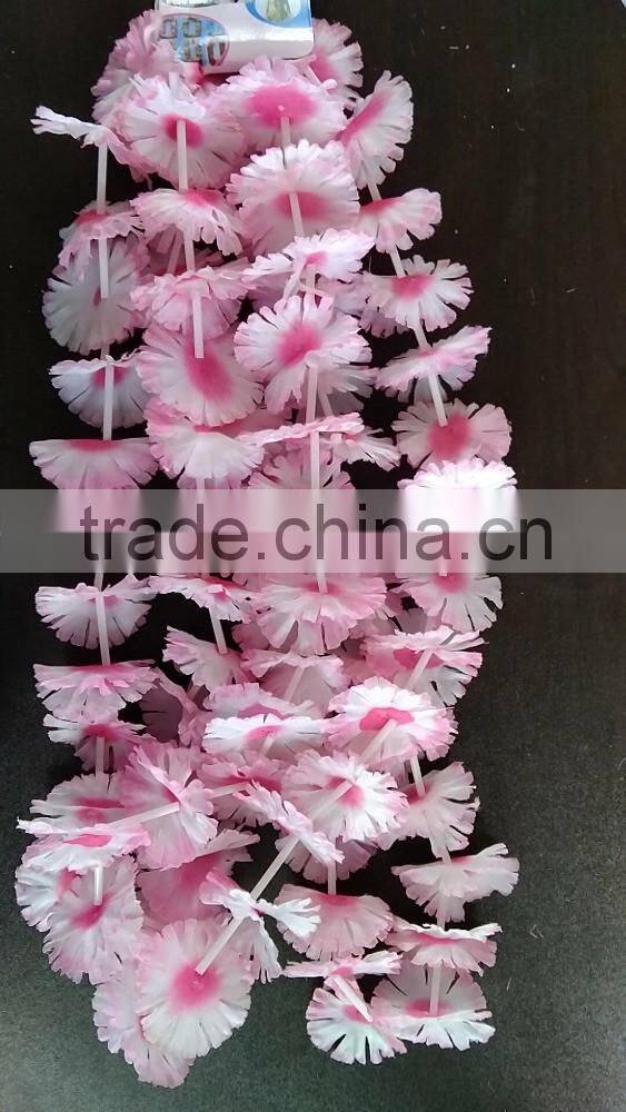 Hawaiian Leis Fashion Patry Supplier Flower Garland Hawaiian Luau Party Decoration Favor Seaside Birthday