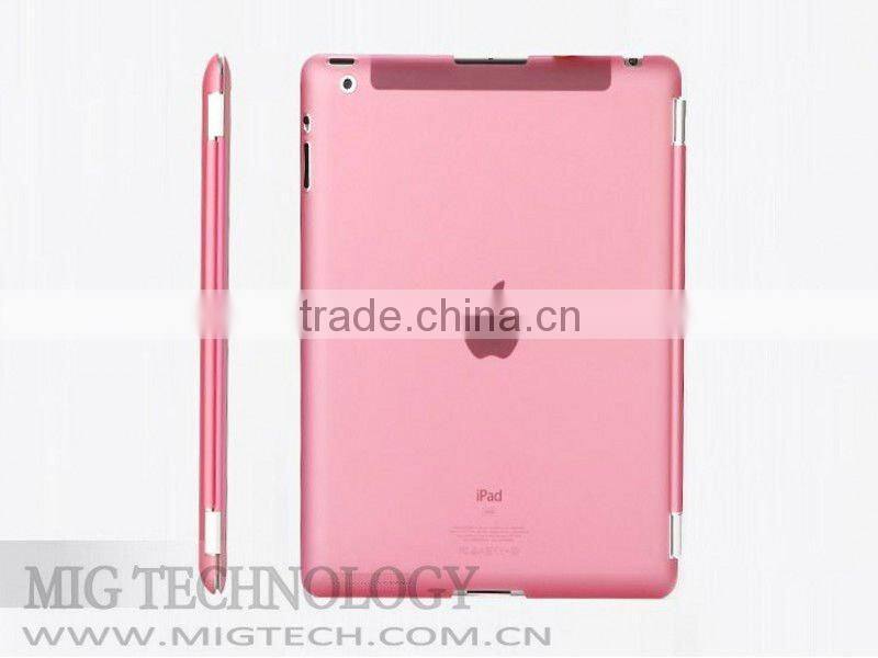 Smart cover with back hard cover for ipad2 3, for ipad 3 case