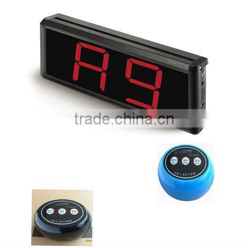 Wireless queue Service Caller System Table Calling Bell For bank equipment