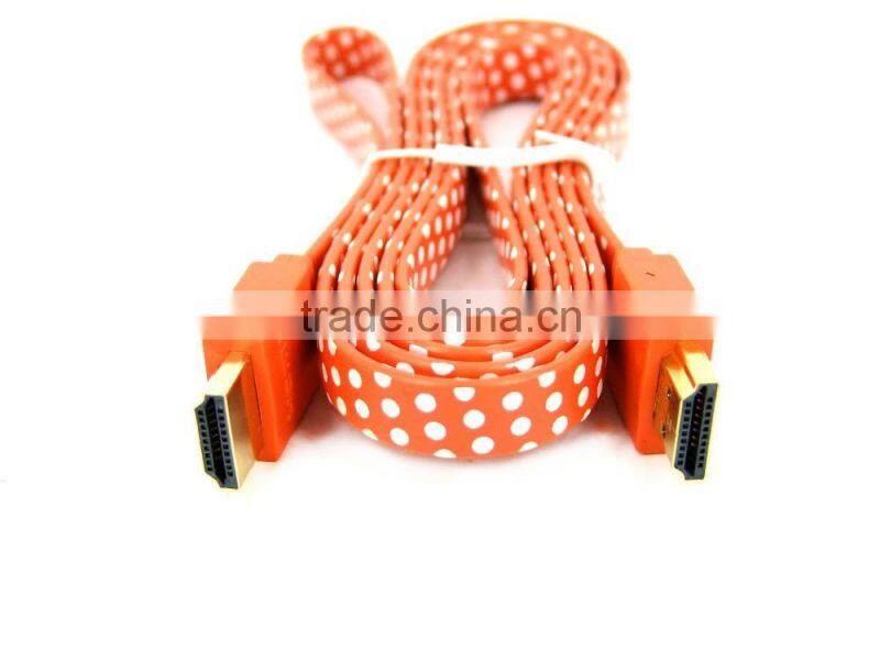 10M,20M,30M, customized length 1.4v flat male to male HDMI cable
