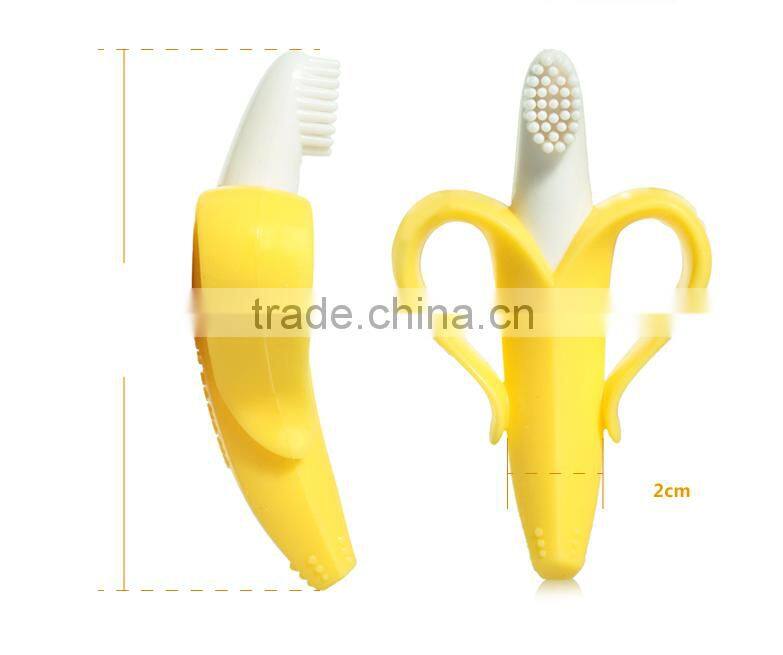 Babymatee import baby products factory price ecofriendly bendable training silicone rubber baby toothbrush