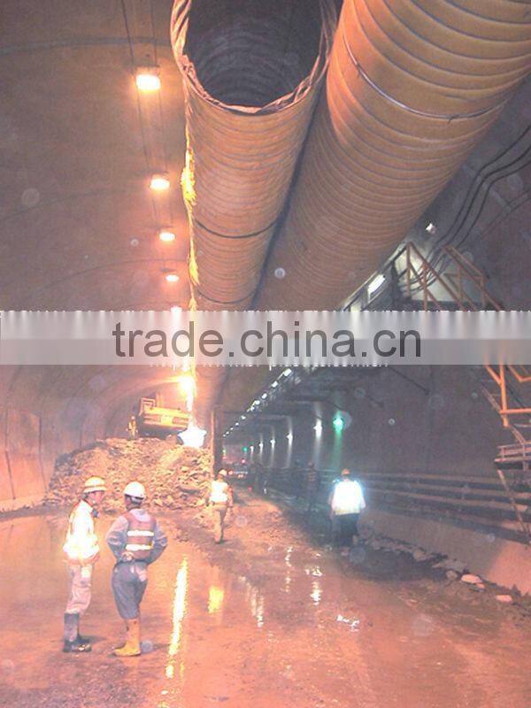 600mm 24inch PVC spiral flexible vent duct for mine