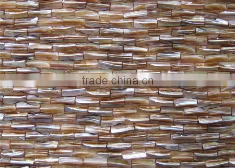 beauty natural dream color freshwater shell teeth mosaic wall tile seller