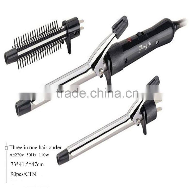 Three in one new style hair curler fashion hair curling iron