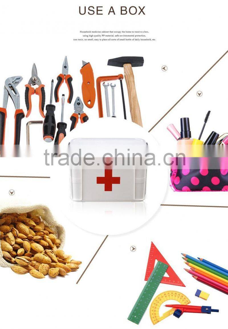 Travel useful plastic medicine storage box protable medicine box