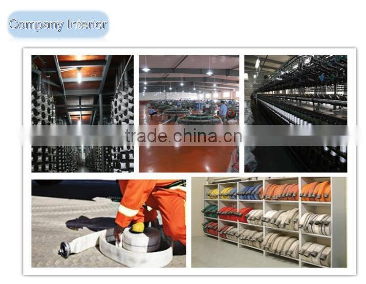 marine fire hose with coupling