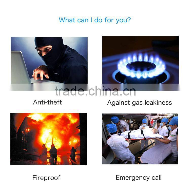 Smart home anti-theft alarm system with app control