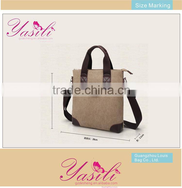 High quality!!! canvas european shoulder bag for men,new posh canvas shoulder bag in Guangzhou