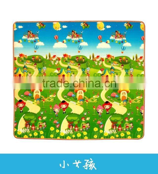 Foamed plastic beach mat recyclable non-slip large plastic floor mat outdoor