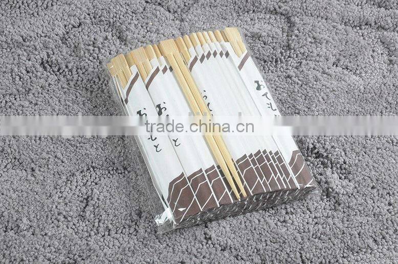 Paper wrapped Sleeve Disposable Bamboo twin Chopsticks ,custom chopstick sleeves