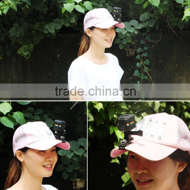 Multi funtional Aluminum Hat clip mount for Go Pro Hero3+/4, Go Pro Backpack clip mount system