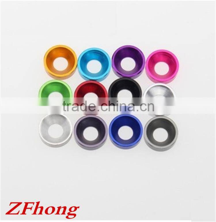 M2 M2.5 M3 M4 M5 M6 colourful anodized aluminum countersunk washer