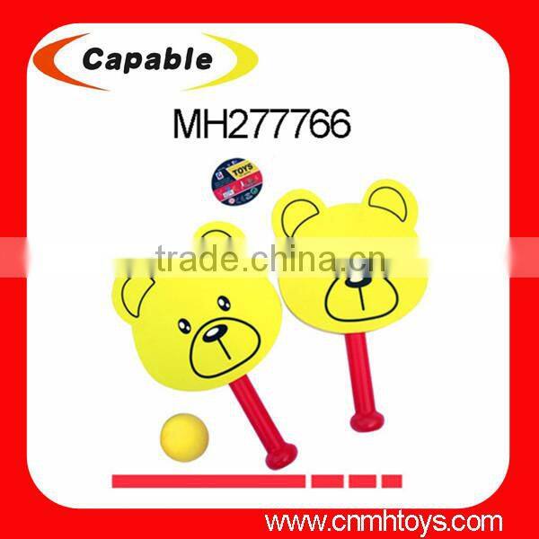 table tennis racket with ball