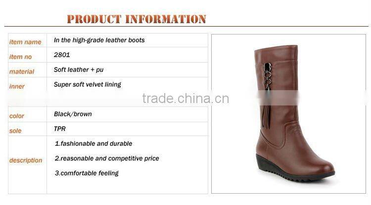 super soft leather boot for your choice