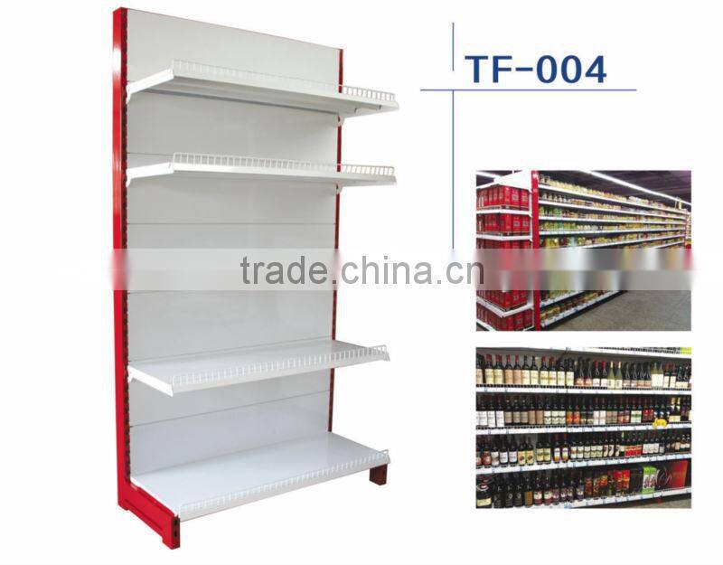 hot supermarket shelf in china metal shelf TF004