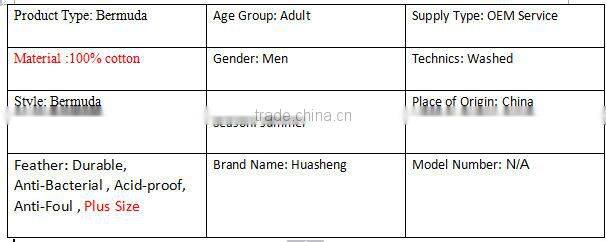 2013 men100% cotton cargo shorts in apparel stock