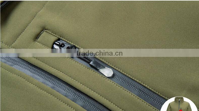 Custom Men Black Waterproof Softshell Climb Jacket