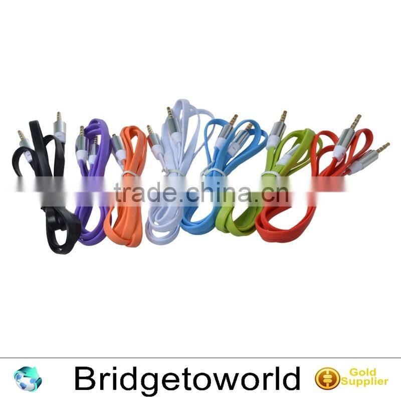 3.5 Stereo audio cable with high quality aux cable with Aluminum casing