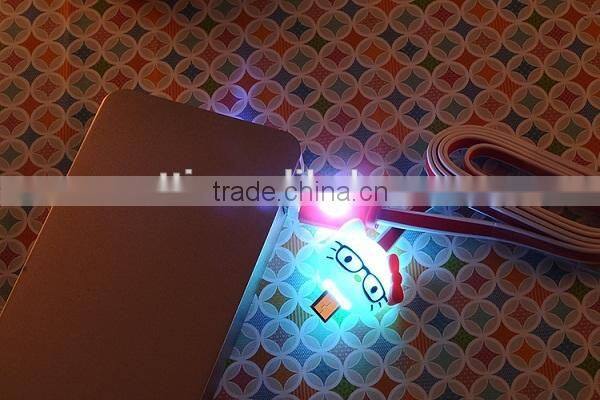 cute micro led lighting usb assembly line for samsung , android