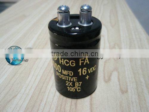 Hitachi HCGFA 33000uf 16VDC Aluminum Electrolytic Capcitor